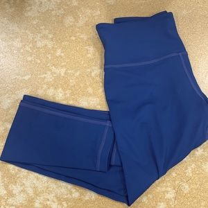 Sample dark blue empowered leggings